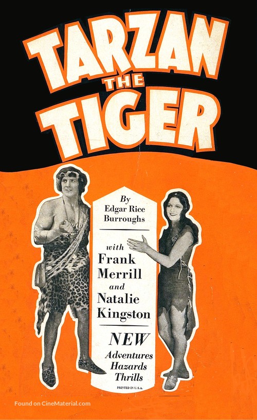 Tarzan the Tiger - Movie Poster