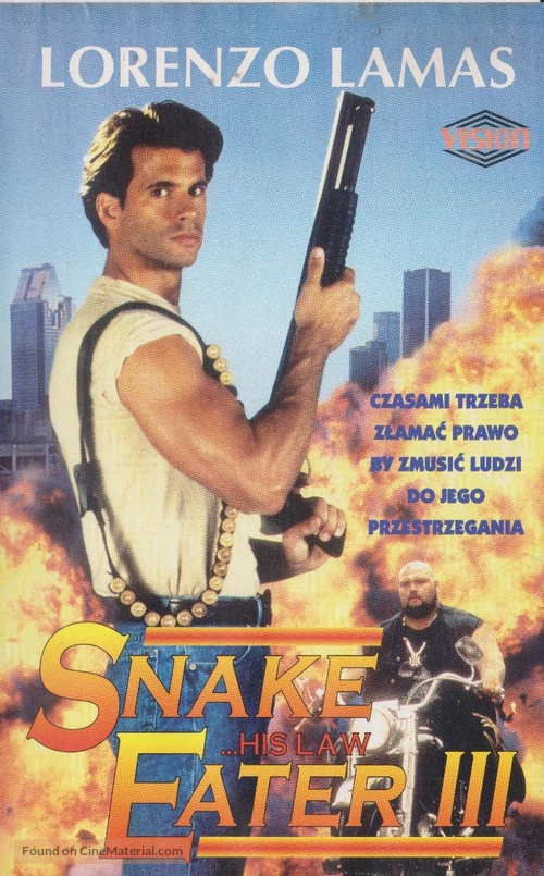 Snake Eater III: His Law - Polish Movie Cover