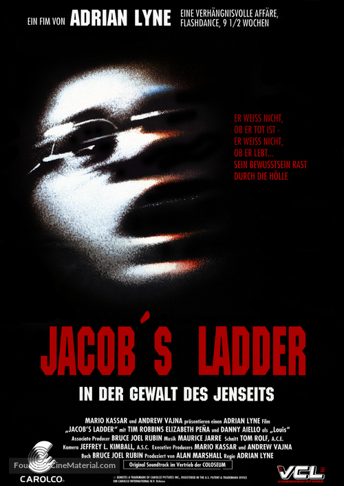 Jacob&#039;s Ladder - German VHS movie cover