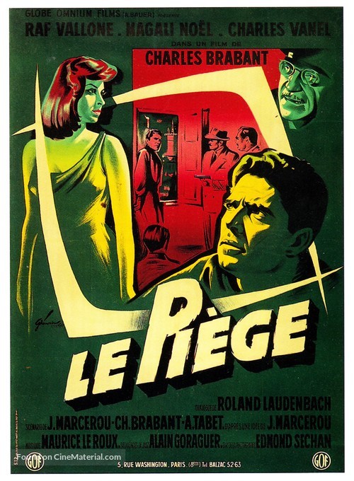 Le pi&egrave;ge - French Movie Poster