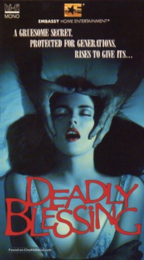 Deadly Blessing - VHS movie cover
