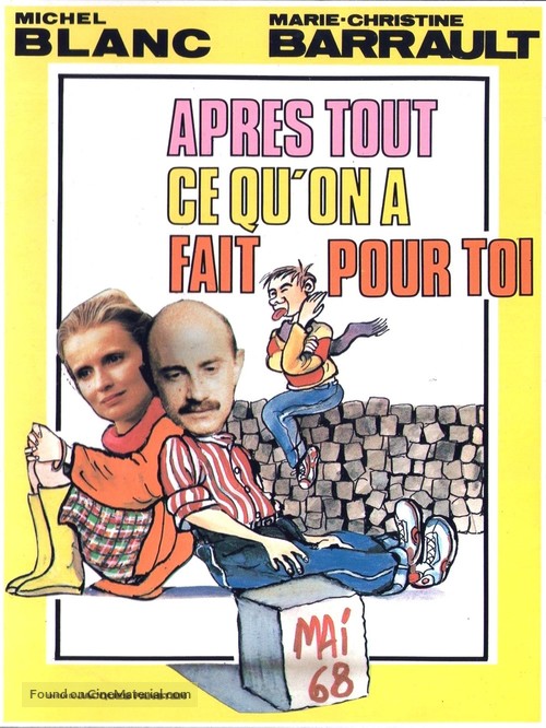 Apr&egrave;s tout ce qu&#039;on a fait pour toi - French Movie Poster