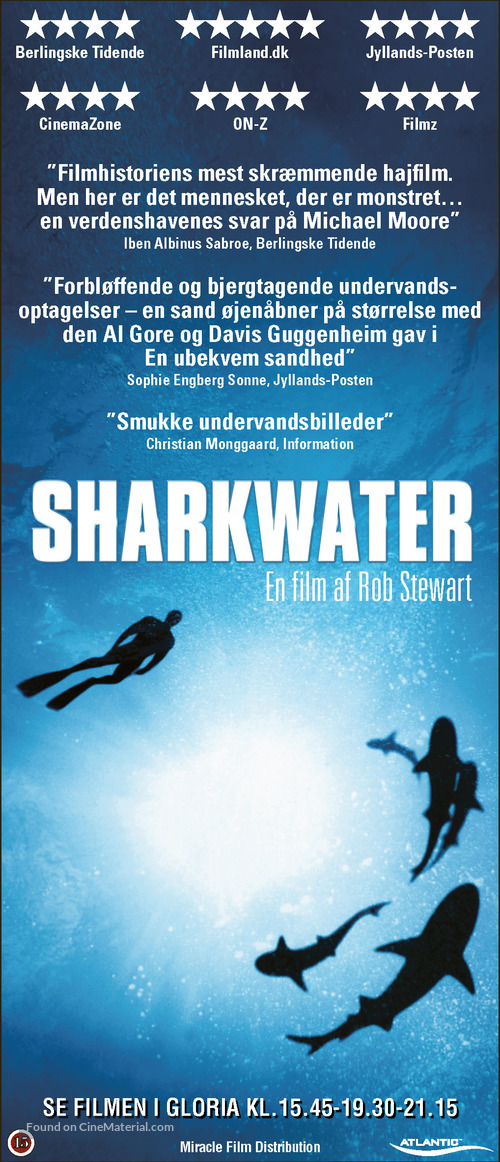Sharkwater - Danish Movie Poster