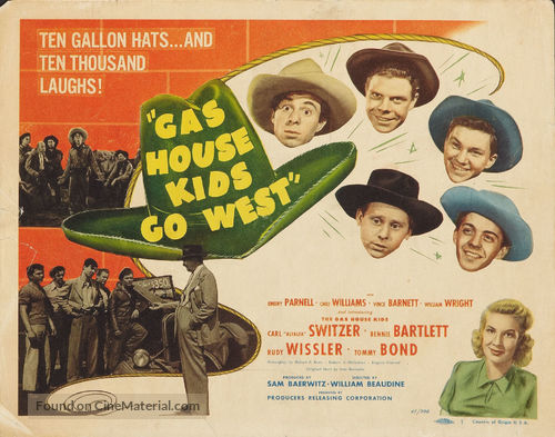 Gas House Kids Go West - Movie Poster