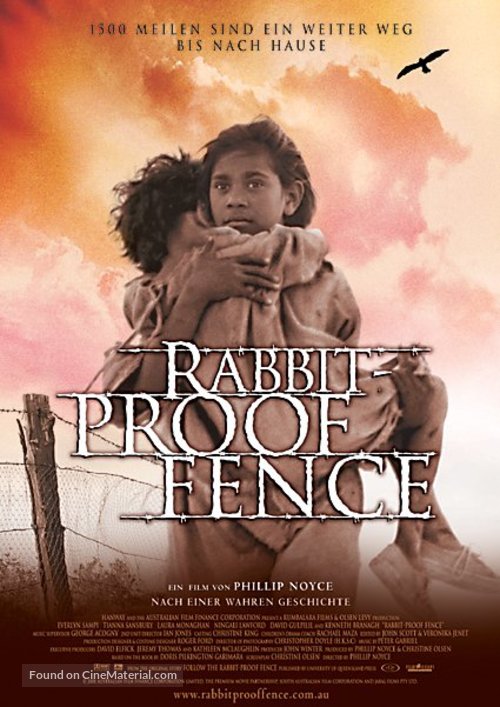 Rabbit Proof Fence - German Movie Poster