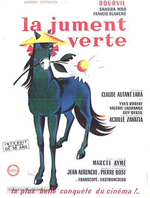 La jument verte - French Movie Poster