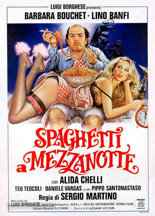 Spaghetti a mezzanotte - Italian Theatrical movie poster