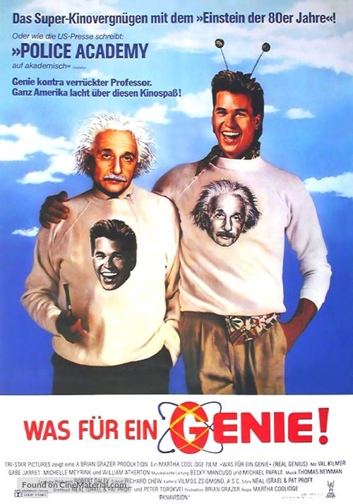 Real Genius - German Movie Poster