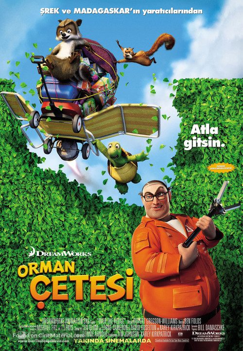 Over the Hedge - Turkish Movie Poster