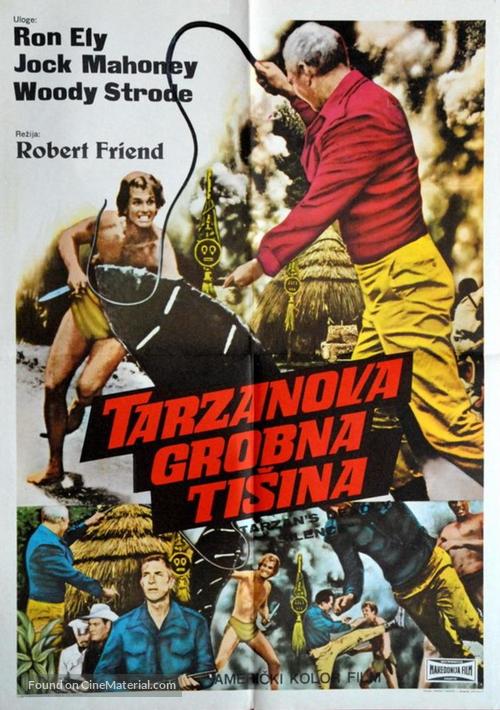 Tarzan&#039;s Deadly Silence - Yugoslav Movie Poster