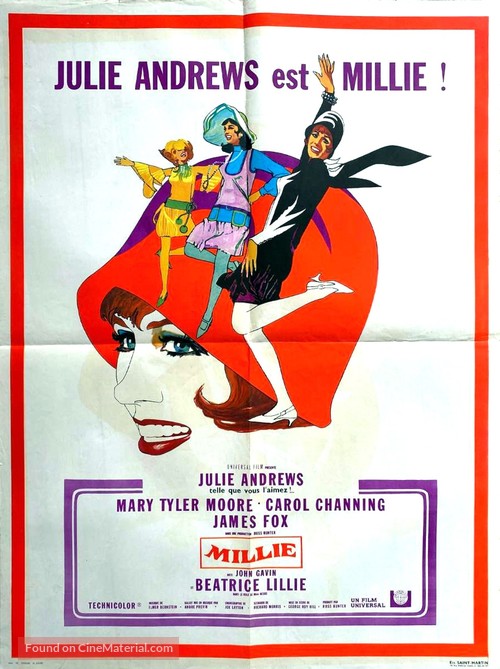 Thoroughly Modern Millie - French Movie Poster