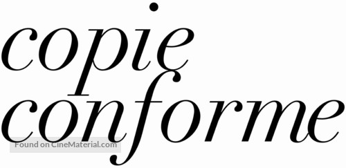 Copie conforme - French Logo