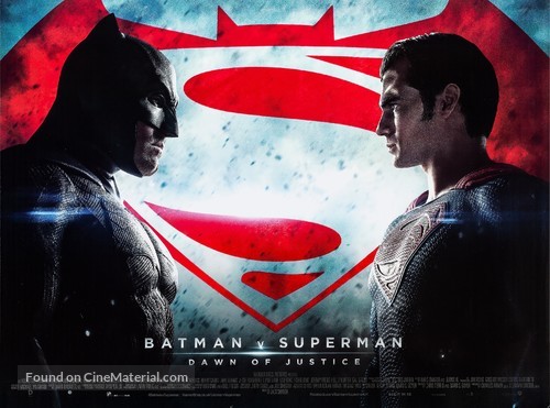 Batman v Superman: Dawn of Justice - British Movie Poster
