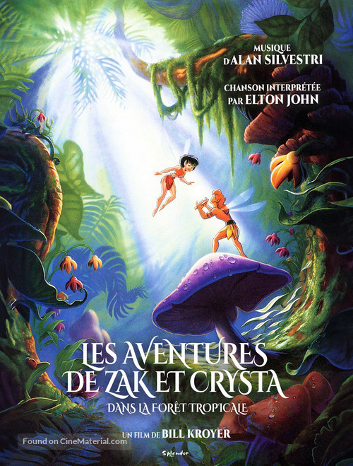 FernGully: The Last Rainforest - French Re-release movie poster