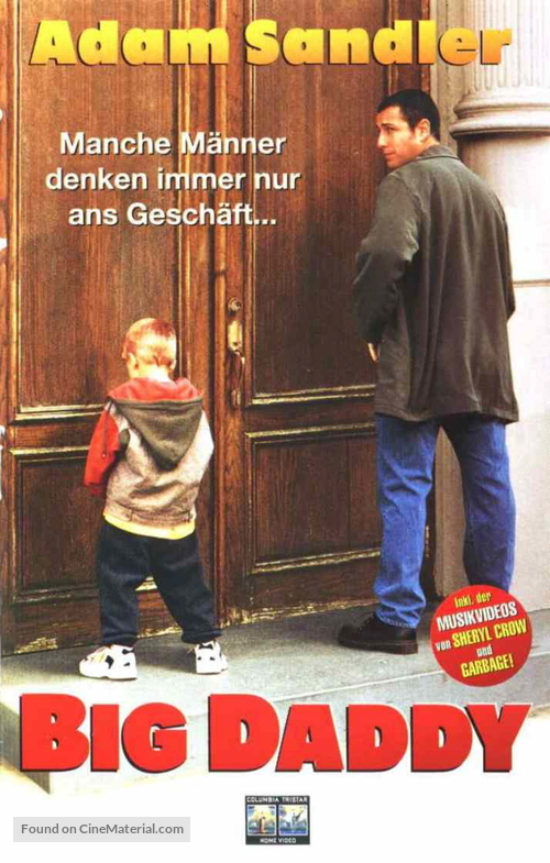 Big Daddy - German VHS movie cover