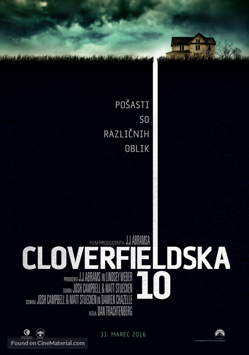 10 Cloverfield Lane - Slovenian Movie Poster