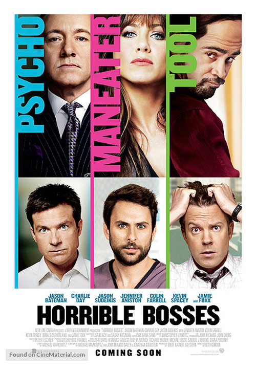 Horrible Bosses - British Movie Poster