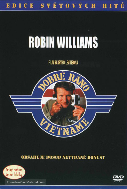 Good Morning, Vietnam - Czech Movie Cover