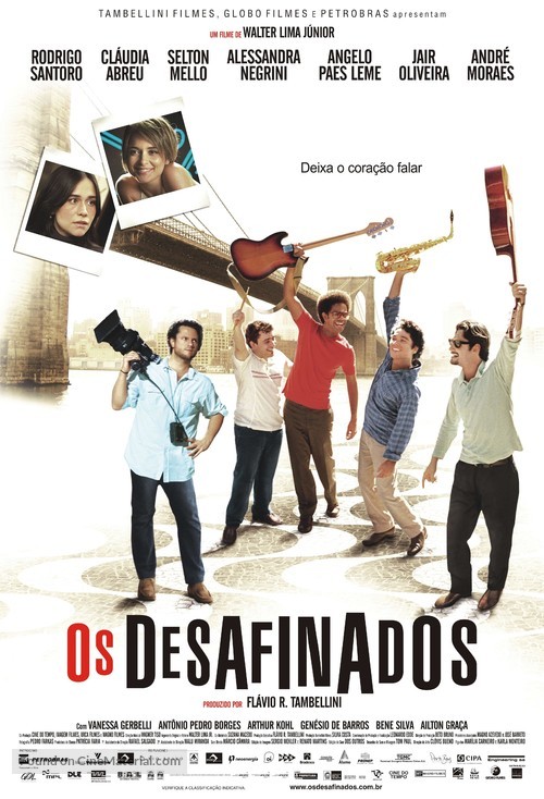 Desafinados, Os - Brazilian Movie Poster