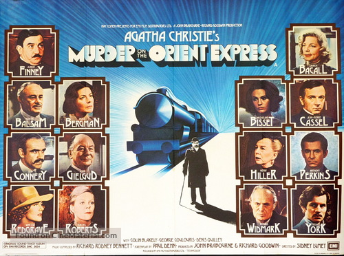 Murder on the Orient Express - British Movie Poster