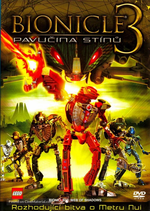 Bionicle 3: Web of Shadows - Czech Movie Cover