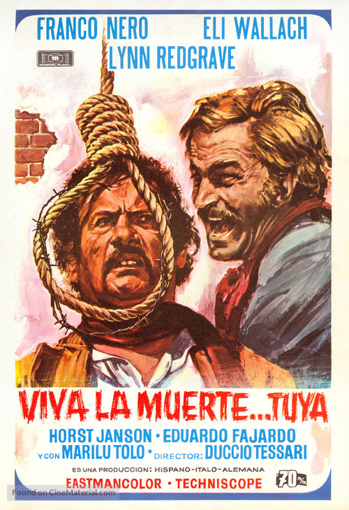 &iexcl;Viva la muerte... tua! - Spanish Movie Poster