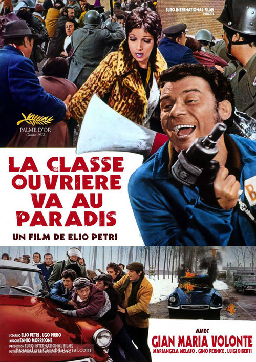 Classe operaia va in paradiso, La - French Movie Poster