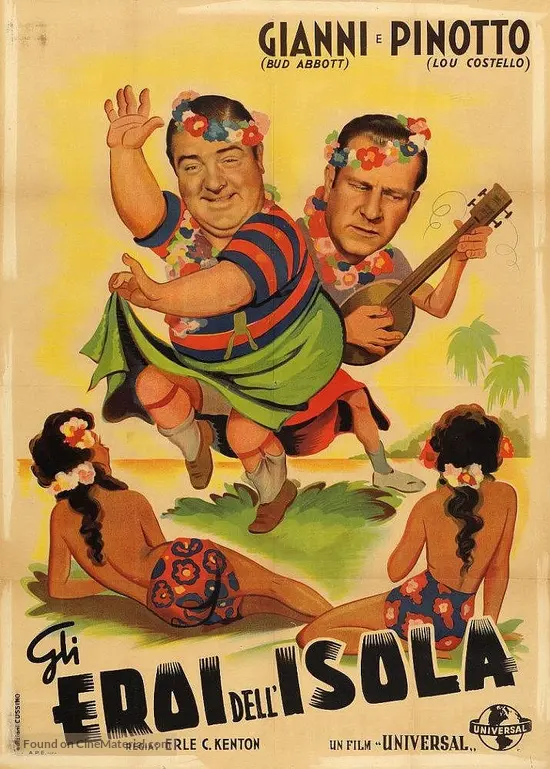 Pardon My Sarong - Italian Movie Poster