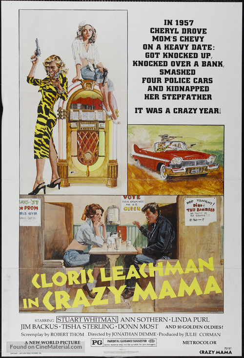 Crazy Mama - Movie Poster