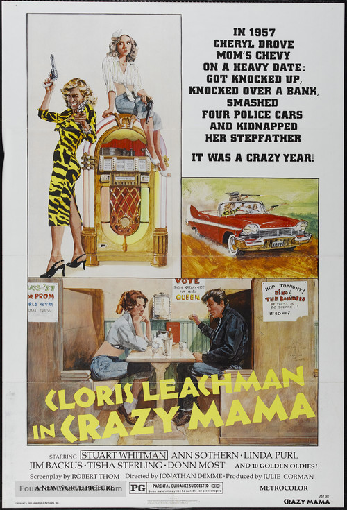 Crazy Mama - Movie Poster