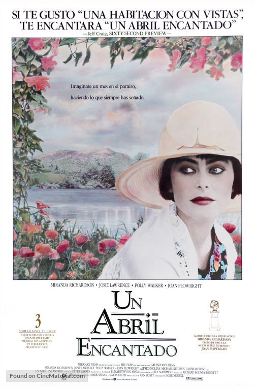 Enchanted April - Spanish Movie Poster
