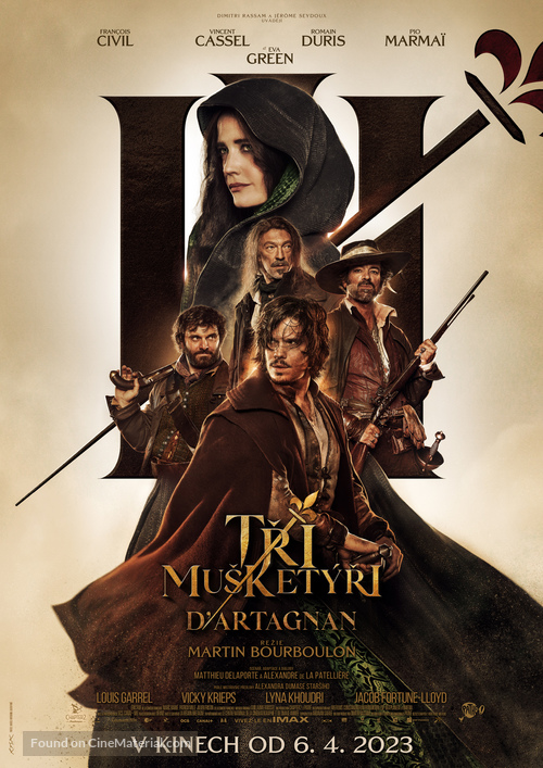 Les trois mousquetaires: D&#039;Artagnan - Czech Movie Poster