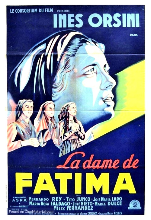 La se&ntilde;ora de F&aacute;tima - French Movie Poster