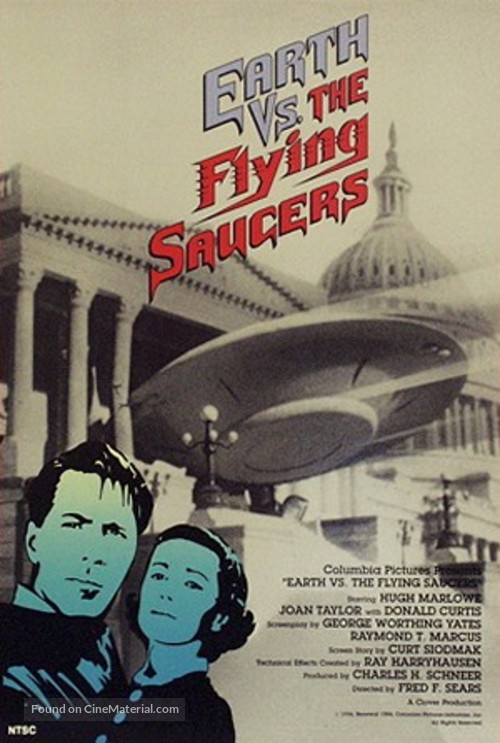 Earth vs. the Flying Saucers - VHS movie cover