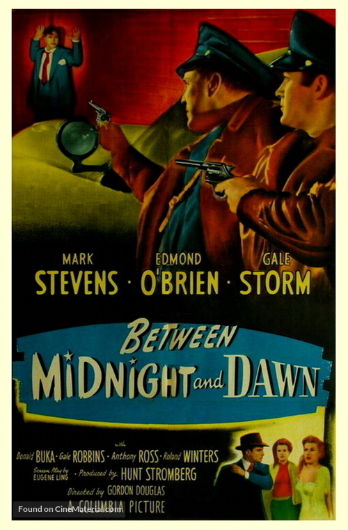 Between Midnight and Dawn - Theatrical movie poster