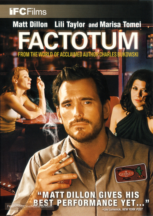 Factotum - DVD movie cover
