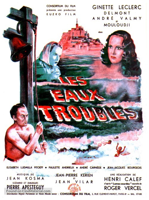 Les eaux troubles - French Movie Poster