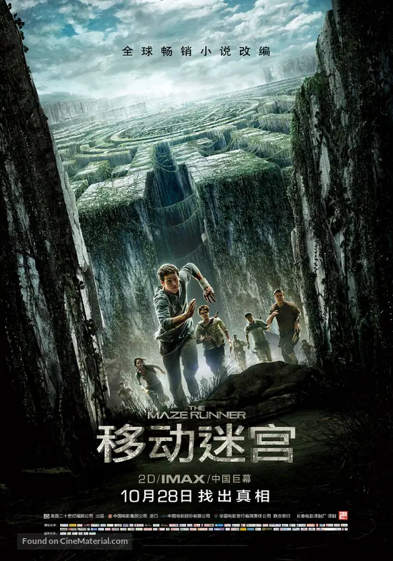 The Maze Runner - Chinese Movie Poster