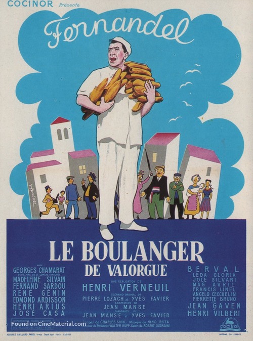 Le boulanger de Valorgue - French Movie Poster