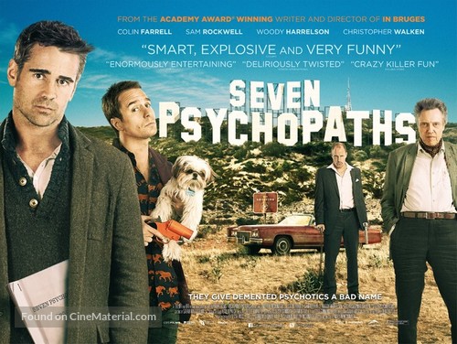 Seven Psychopaths - British Movie Poster