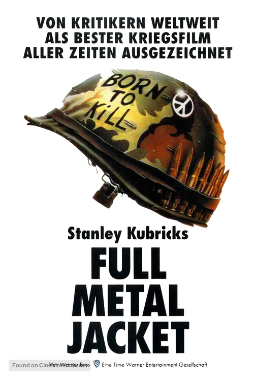 Full Metal Jacket - Swiss VHS movie cover