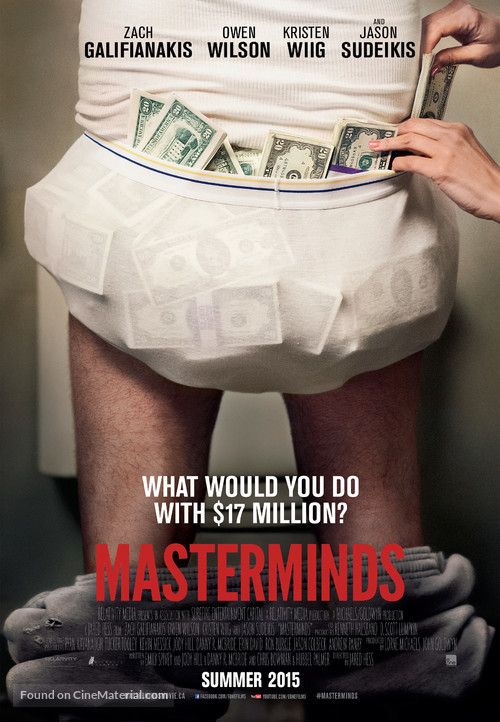 Masterminds - Canadian Movie Poster