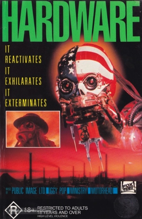 Hardware - Australian VHS movie cover
