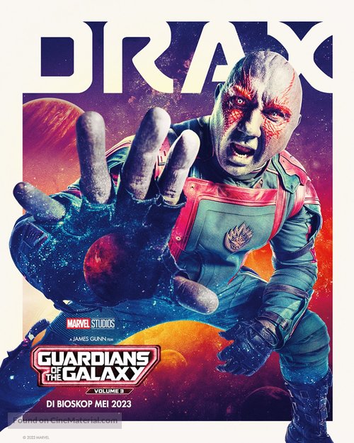 Guardians of the Galaxy Vol. 3 - Indonesian Movie Poster