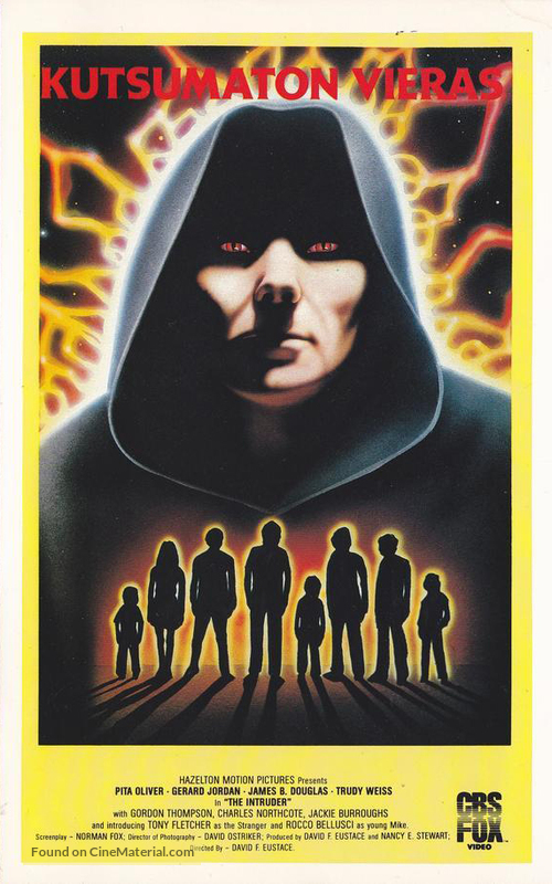 The Intruder - Finnish VHS movie cover