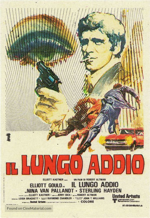 The Long Goodbye - Italian Movie Poster