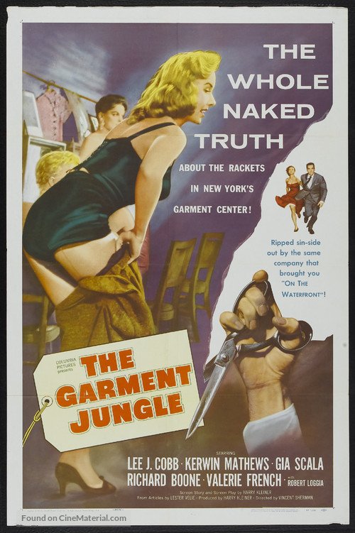 The Garment Jungle - Movie Poster