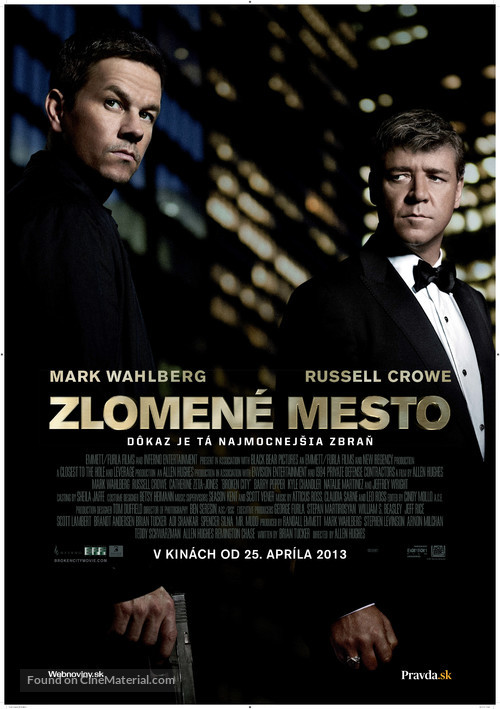 Broken City - Slovak Movie Poster