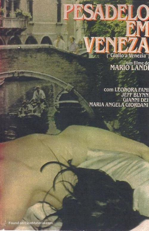 Giallo a Venezia - Brazilian Movie Cover