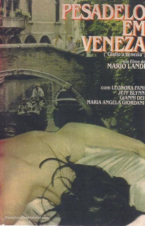 Giallo a Venezia - Brazilian Movie Cover